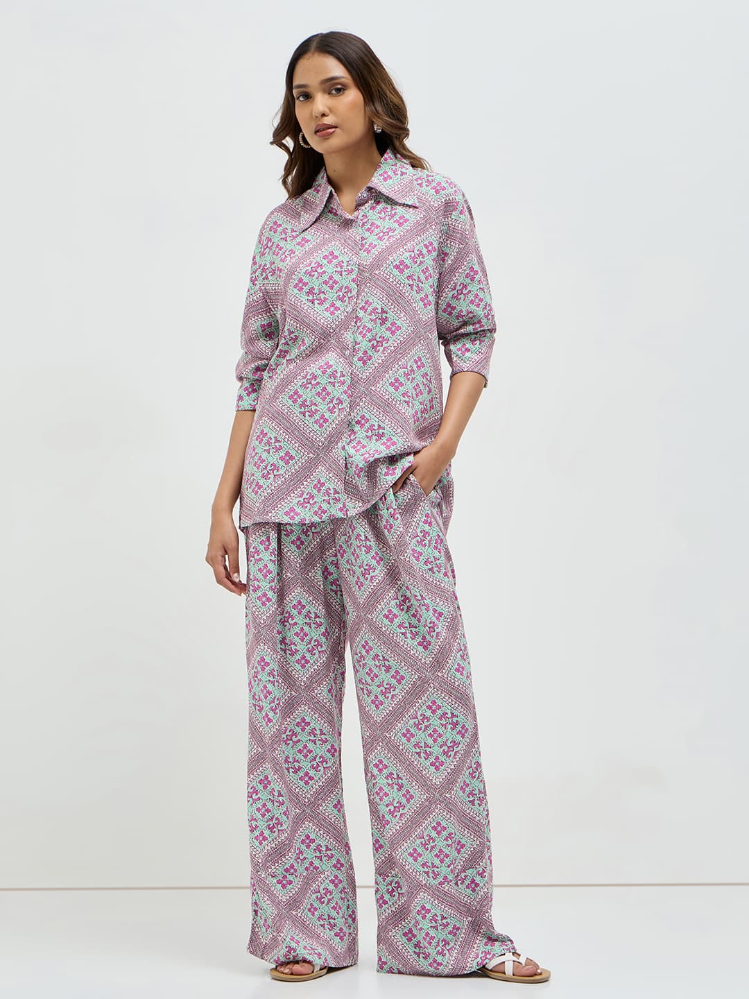 Sanganeri Print Coord Set